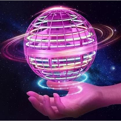 Mainan Flying Spinner Bola Terbang Drone Tangan Dikendalikan Helikopter Berputar Mini UFO dengan Lam