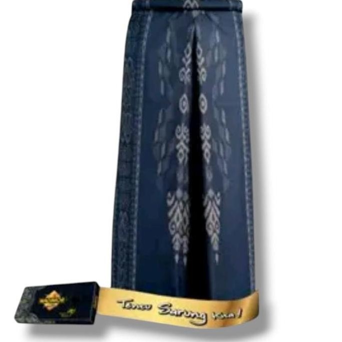 kain sarung wadimor untuk dewasa motif tumpal kembang terlaris ecer dan gerosir Muslim Biru Coklat T