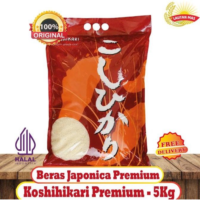 

Terlaris Koshihikari Merah Beras Jepang Premium 5Kg Ready Stok