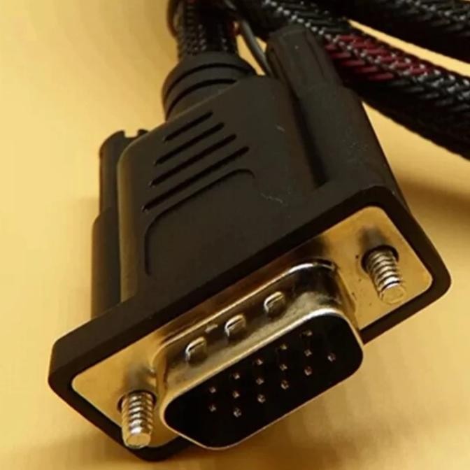 KABEL HDMI TO VGA 10 METER / CABLE HDMI TO VGA 10 M