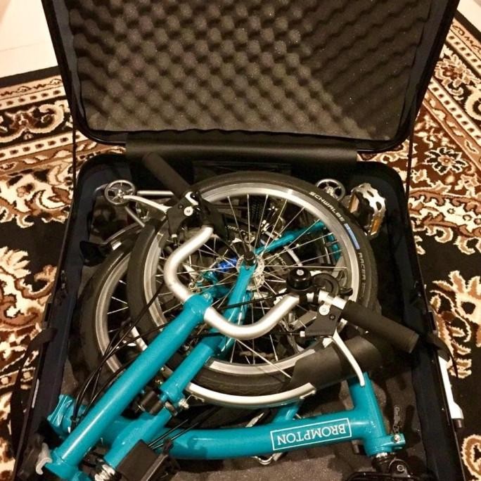 HARGA DISC - Koper President Brompton + Sarung Koper