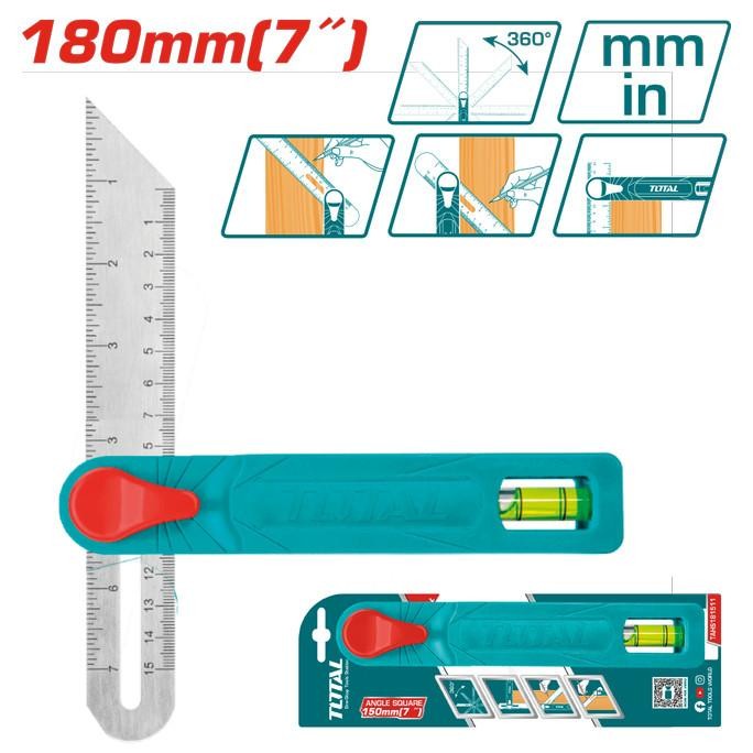 

TOTAL Angle square TAHS181511 - Penggaris Siku 7" TM
