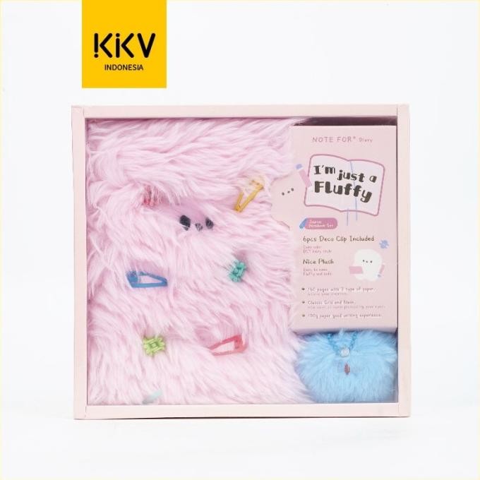 

OHSOME Fluffy Journal Notebook Set Buku Catatan Diary Berbulu Lucu Cute Untuk Anak DIY 15 Set !!