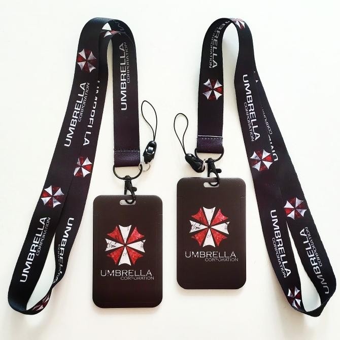 

Promo ID Card Holder Name Tag Lanyard / Kalung Wadah Kartu Resident Evil