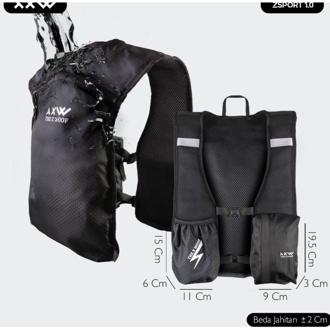 Ready Tas Hydropack Sepeda Lari Hiking Outdoor Motor Hydration Pack Tas Trail The X Woof Zsport1