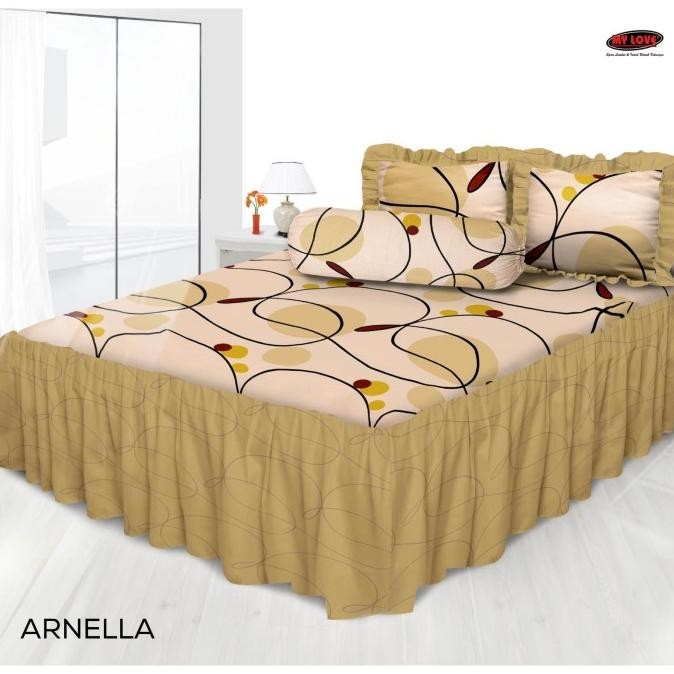 Sprei Rumbai 180x200 My Love / Seprai 160x200 My Love Rumbai Tinggi 30