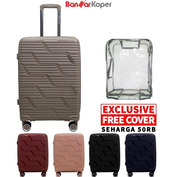 DISKON Tas Koper Polo Classic 98016 Koper 24 Inch Hardcase Anti Pecah