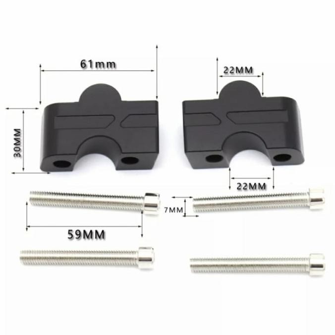 New Riser stang er6n er6f peninggi stang er6n PNP er6