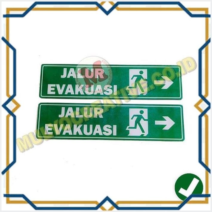 

[MUL] PAPAN INFORMASI PAPAN AKRILIK PAPAN JALUR EVAKUASI