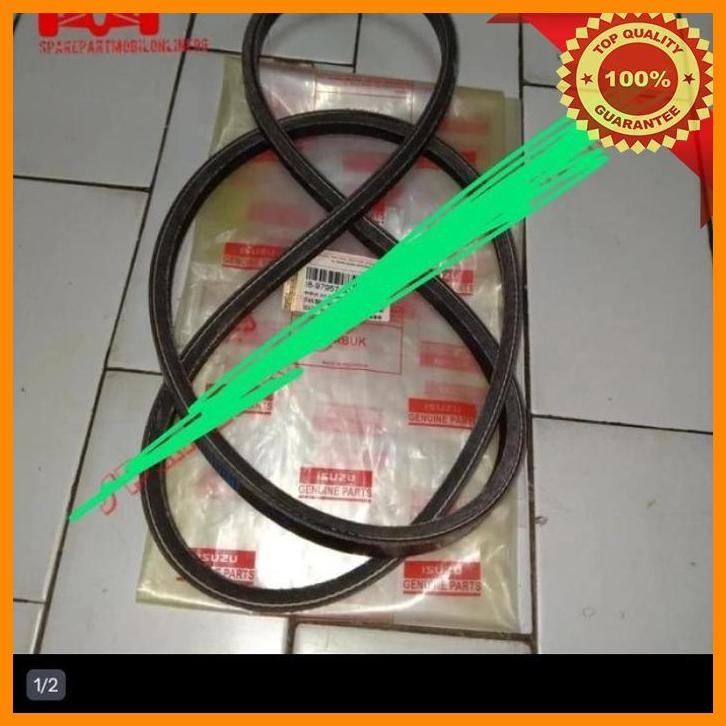 (KAP) FANBELT FAN BELT TALI KIPAS ALTERNATOR ASLI ORIGINAL ISUZU UNTUK PANTHER 2.3