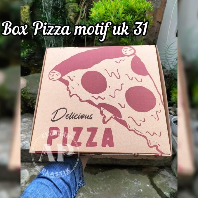 

CO Box pizza kraft uk 31 x 31 / dus coklat pizza PER PACK