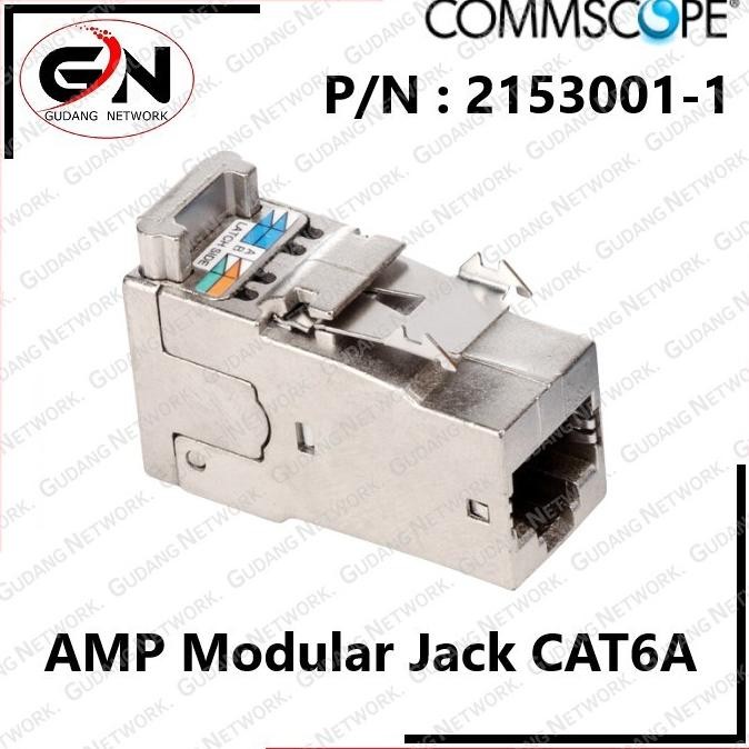AMP Modular Jack Cat6A / Cat.6A SL Commscope 2153001-1