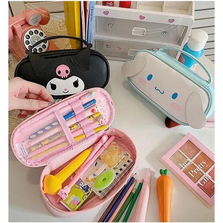 

*****] Tempat pen pensil sanrio cinnamoroll kuromi melody pencil case handle