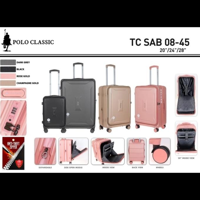 MURAH koper polo classic 20, 24, 28 inch