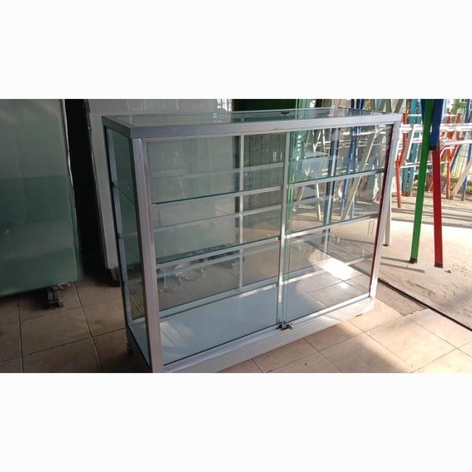 CO Etalase Kaca Toko / Etalase Warung 1.2 m