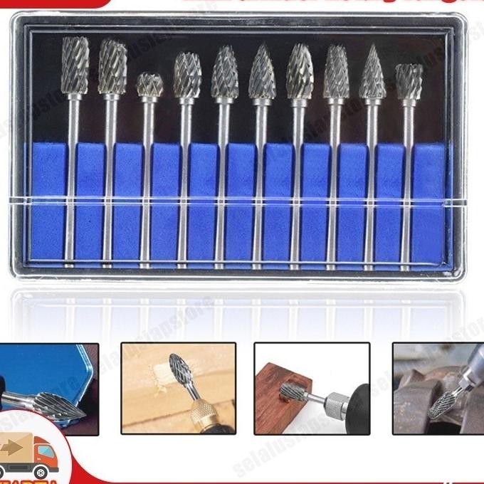 Paet 10 Pc Mata Tuner Porting Bor Cuner Tungten Carbide Mata Bor Cun Cuner Porting Tuner