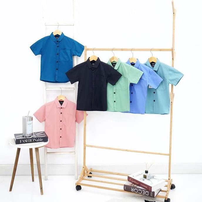 Sale Kemeja Polos Formal Dewasa/Anak Coksu
