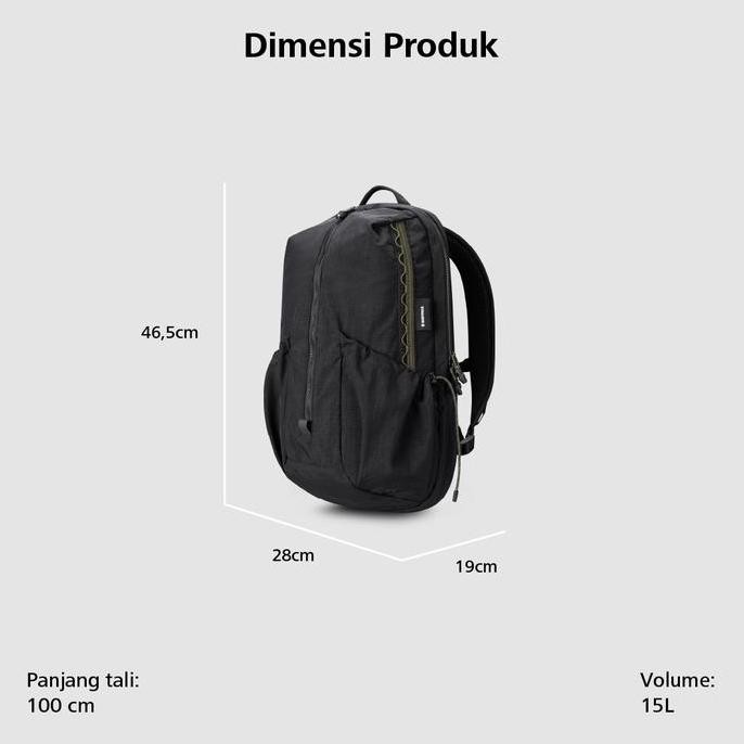 Grosir Bodypack Axiom Vision 1.0 Laptop 15 Inch Bag Tas Ransel Travel Kerja Ringan Dan Muat Banyak -