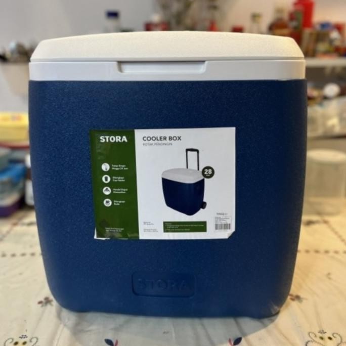 CO STORA COOLER BOX 28 LITER DENGAN RODA