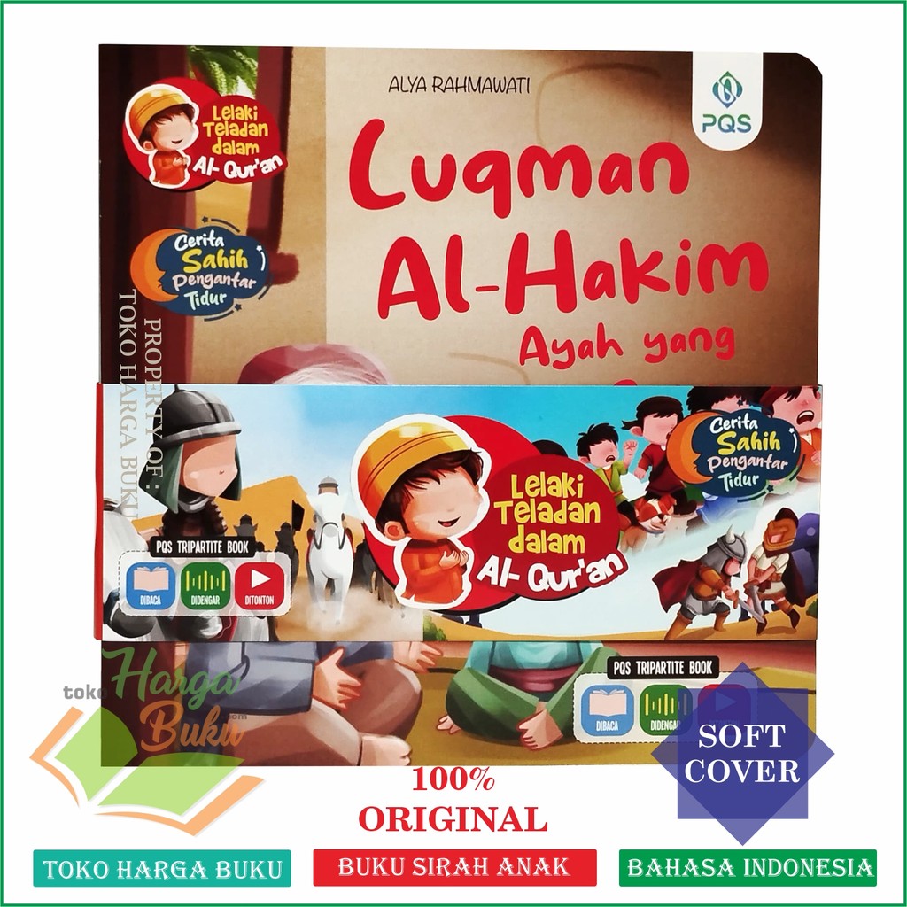 Foto ISI 12 BUKU Serial Lelaki Teladan Dalam Al-Quran Buku Anak FULL COLOR Story Video Book Penerbit PQS