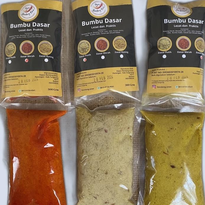 

Bumbu Daar Merah Putih Uning 300 Grm