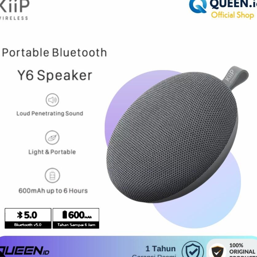 Kiip Wireless Y6 Pocket Rounded Wireless Bluetooth Portable Speaker By Kiip - Wireless Bluetooth Spe
