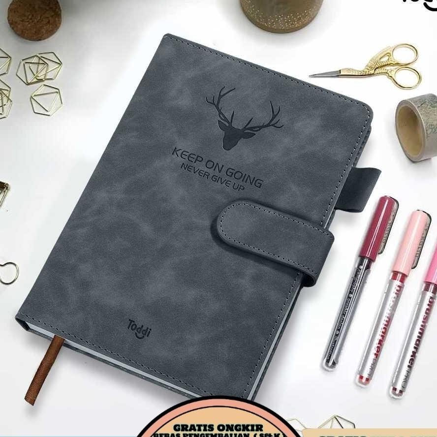

Toddi Buu Jurnal Hardcover Noteboo Diary A5 360 Halaman Grid Tl5
