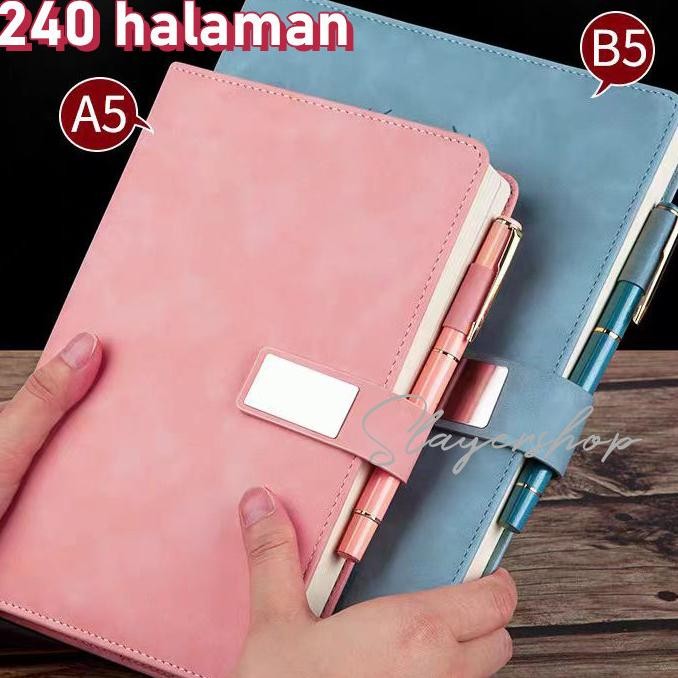 

240 Halaman Buu Catatan Erja Cover Ulit Inteti Magnet Erta A5 Noteboo Magnetic Agenda Diary Gari Pu Buu Memo Menuli Jurnal Tebal Notepad Daily Planner Buu Tuli Harian Meeting Antor Eolah Ado Hadiah Gift