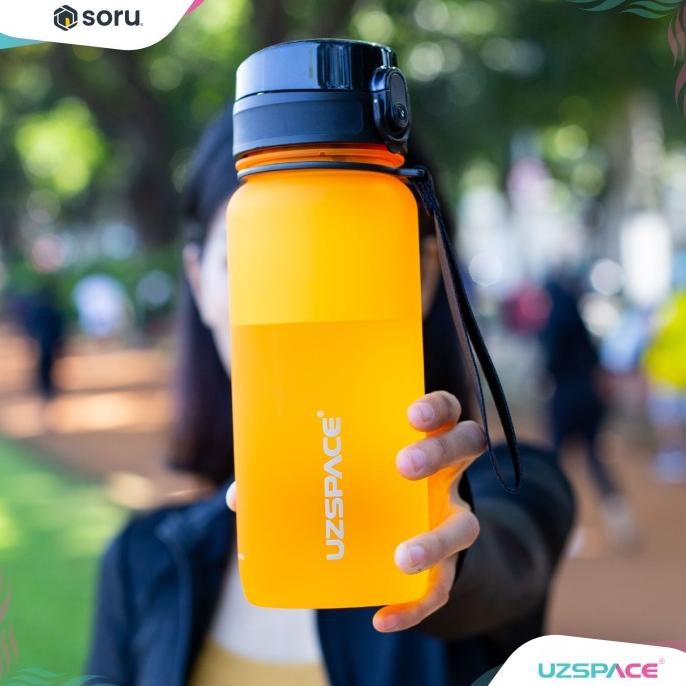 

Uzspace 3037 Botol Minum Olahraga Frosted Bottle 650Ml Usa Tritan Original Dan Terpercaya