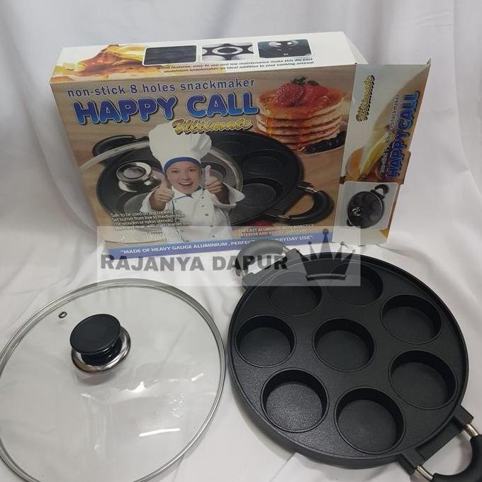 

Happycall Cetakan Kue Teflon Lubang 8 Datar Lumpur - Happy Call 8 Datar Original Dan Terpercaya
