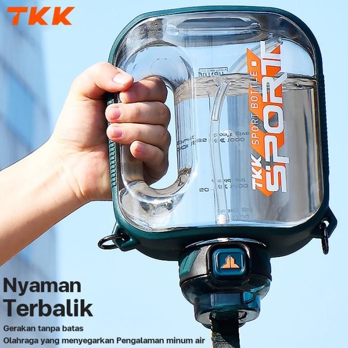 

Tkk 2 Liter Jumbo Botol Minum Olahraga Gym Sedotan Botol Tritan 1L/2L Original Dan Terpercaya