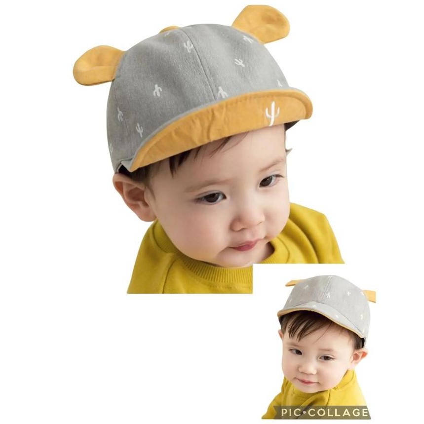 Terlaris 1-3 tahun | IMPORT | Topi Baseball Motif Kaktus Anak Bayi Laki Perempuan Topi Bisbol Laki-L