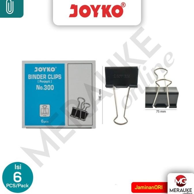 

DISKON Binder Klip JOYKO No. 300 (1 Box Isi 6 Pcs)