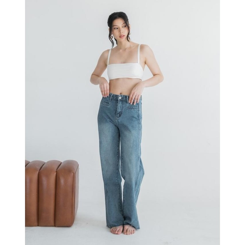 BRG BARU ANAIN - Ore Straight Jeans