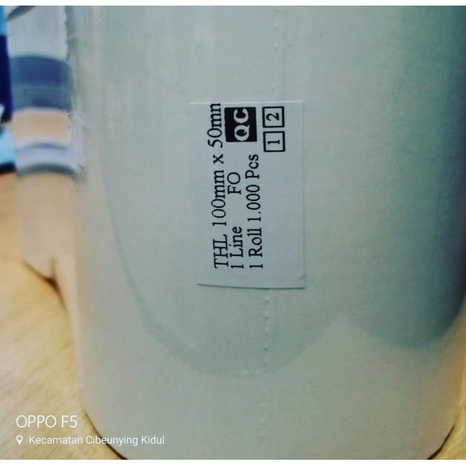 

JUAL label thermal ukuran 100x50 mm, label barcode Bandung