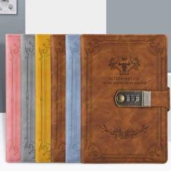 

BIG SALE BUKU CATATAN KUNCI PASSWORD HARIAN NOTEBOOK COVER KULIT A5 !!!!!