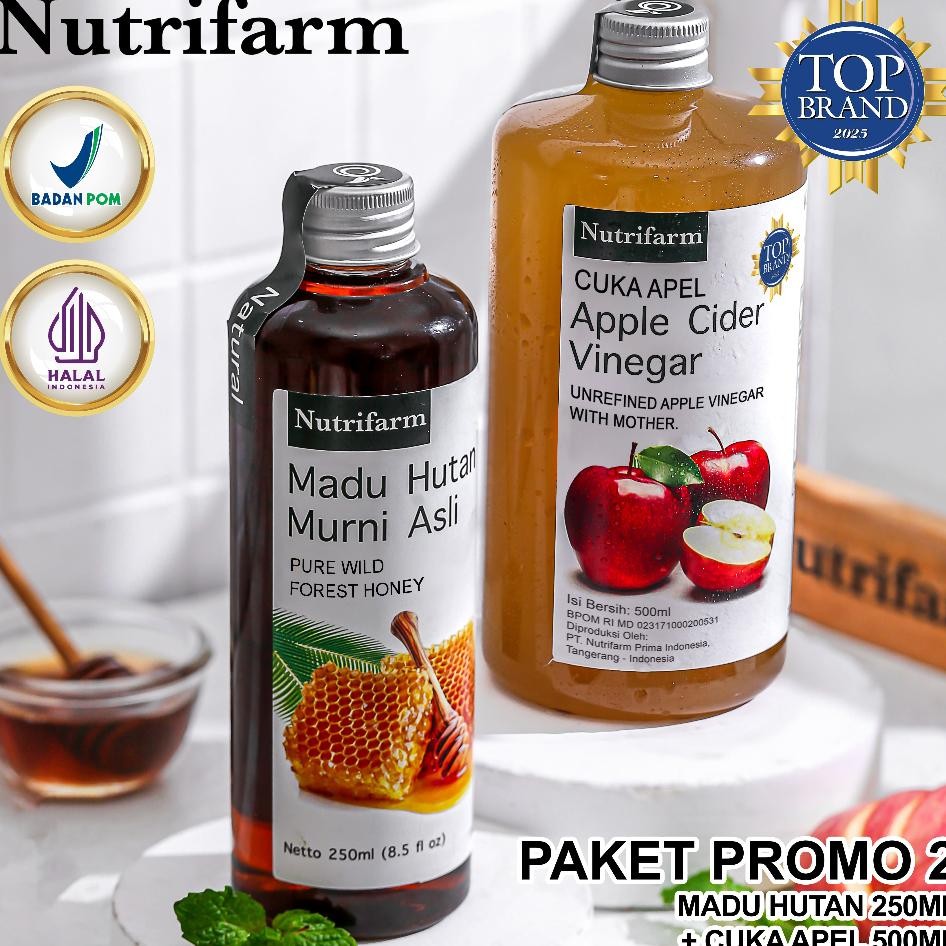 

Paet 2 Nutrifarm Cua Apel Ml Dan Madu Hutan 250Ml