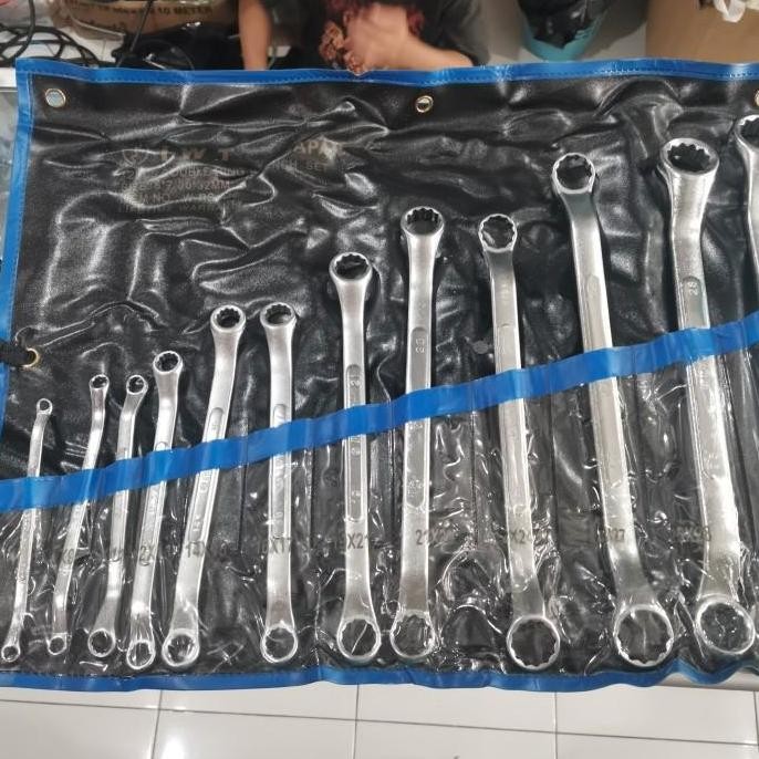 MURAH IWT Jepang Kunci ring ring set 12 pcs 6-32 kunci double ring iwt