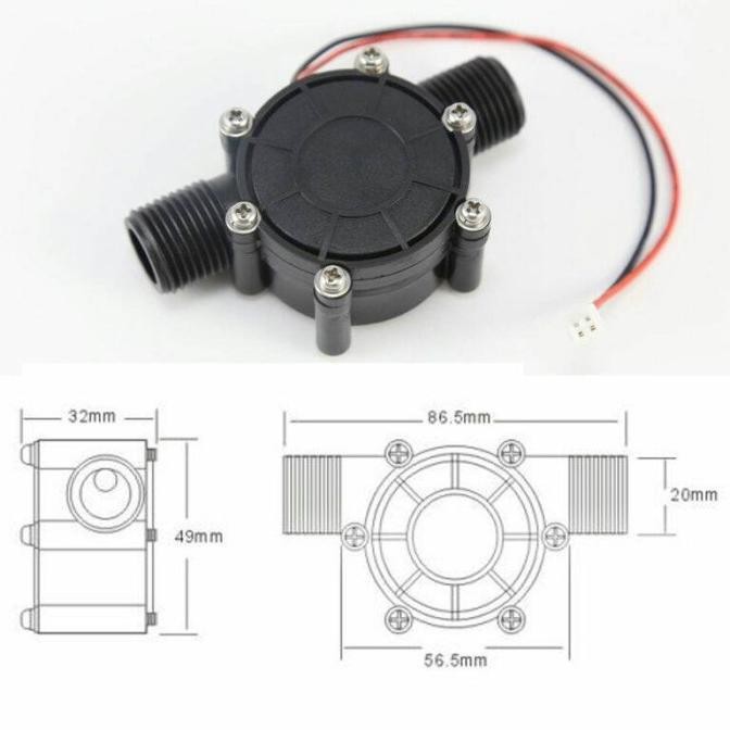 Generator Turbin Air Pembangkit Listrik Tenaga Air 12V Dc 10W Original Dan Terpercaya