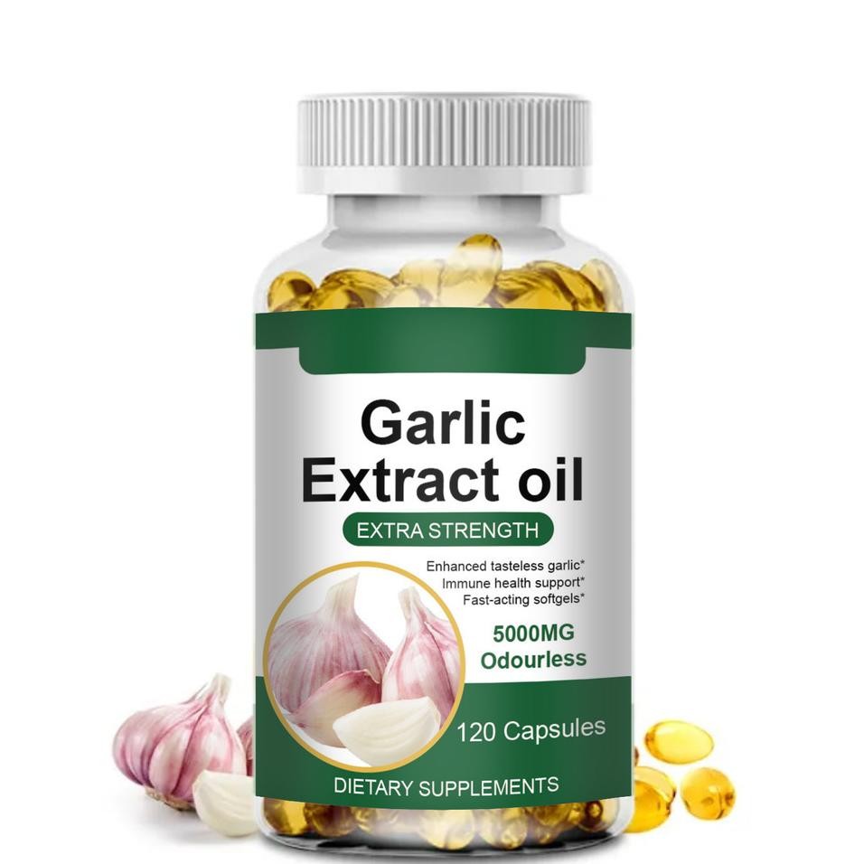 Mulittea Organic Garlic Capule 0Mg For Lowering Choleterol Te Cardiovacular And Heart Health