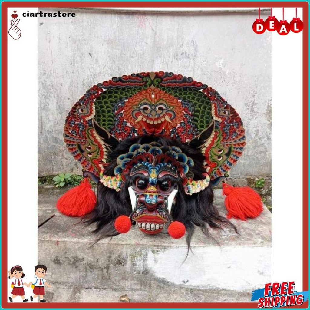 Mainan Tradisional Barongan Telon|Barongan Devil|Barongan Anak|Barongan Dewasa|Barongan Kayu|Baronga