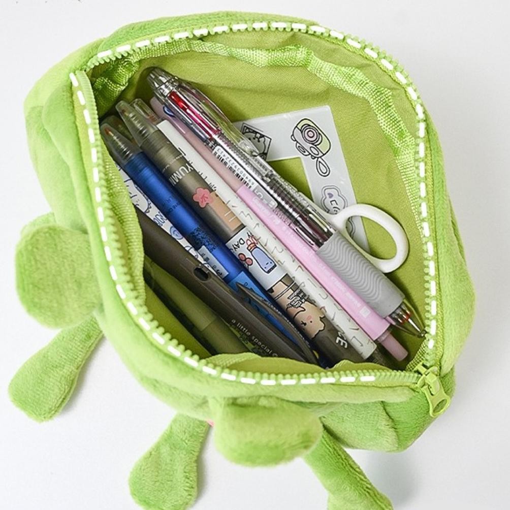 

COD ReadyTas Pensil Mewah Kotak Pena Mulut Sosis Kotak Pensil Hijau Tas Pensil Mewah Katak Pencil Cases Lucu Tas Pensil Penyimpanan Tas Pensil Baru Tas Pensil Pelajar Cases Large Capacity Pen Bag Student Stationery Organizer School Supplies an