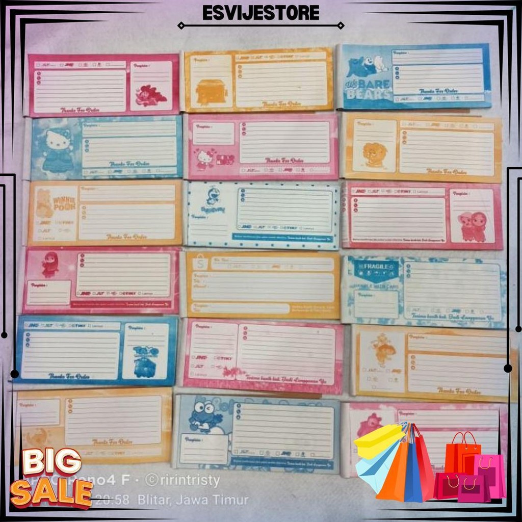 

Label Pengiriman Termurah Grosir/ Nota Pengiriman D Sale