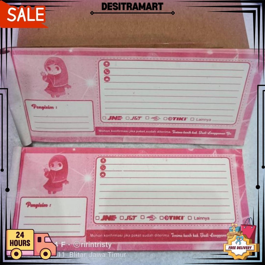 

Label Pengiriman Termurah Grosir/ Nota Pengiriman D Sale