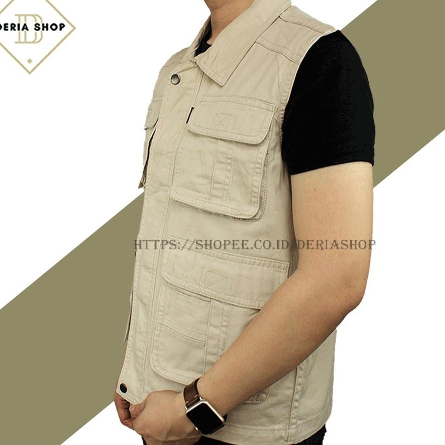 Rompi Pria Afety Caual Bahan Atun Anva Polo Anti Angin Dewaa Ana Jaet Motor Tactical Outdoor Cowo Ve