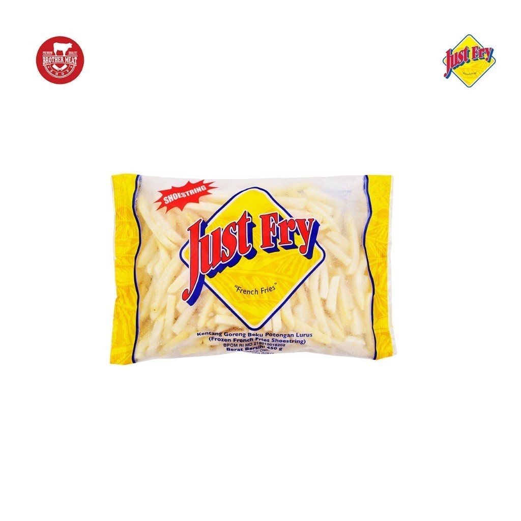 

Just Fry Shoestring Fries 450gr, Kentang Goreng Beku - Brothermeatshop