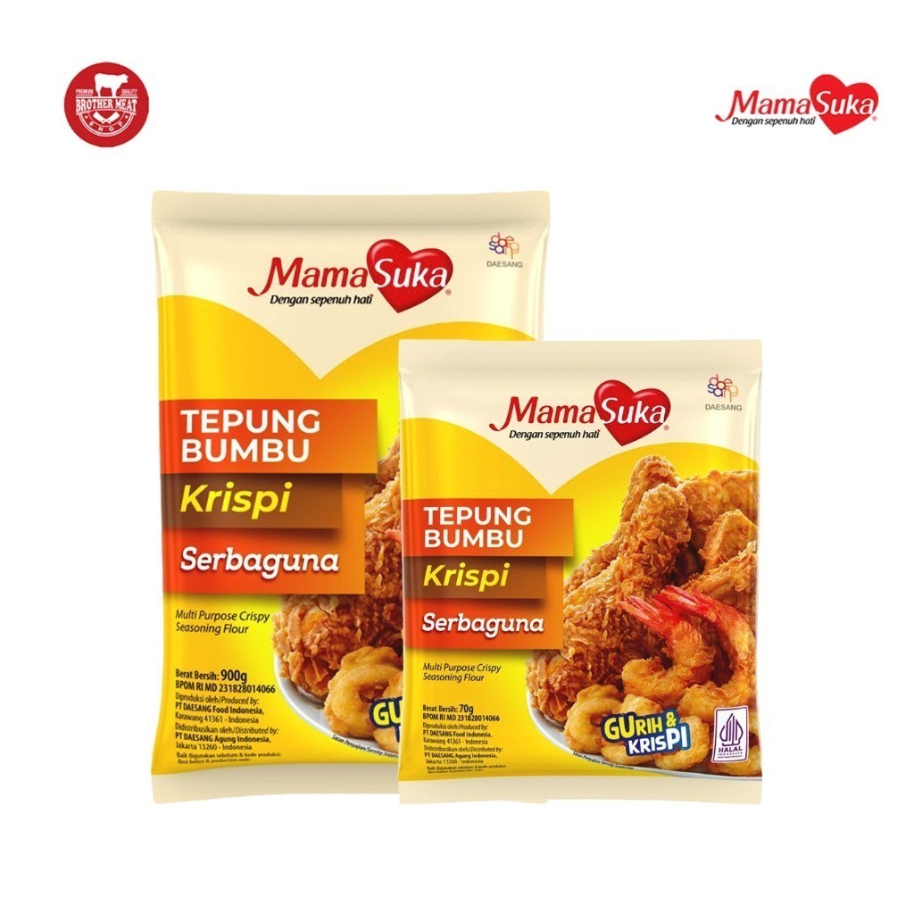 

MamaSuka Tepung Bumbu Krispi Serbaguna - Brothermeatshop