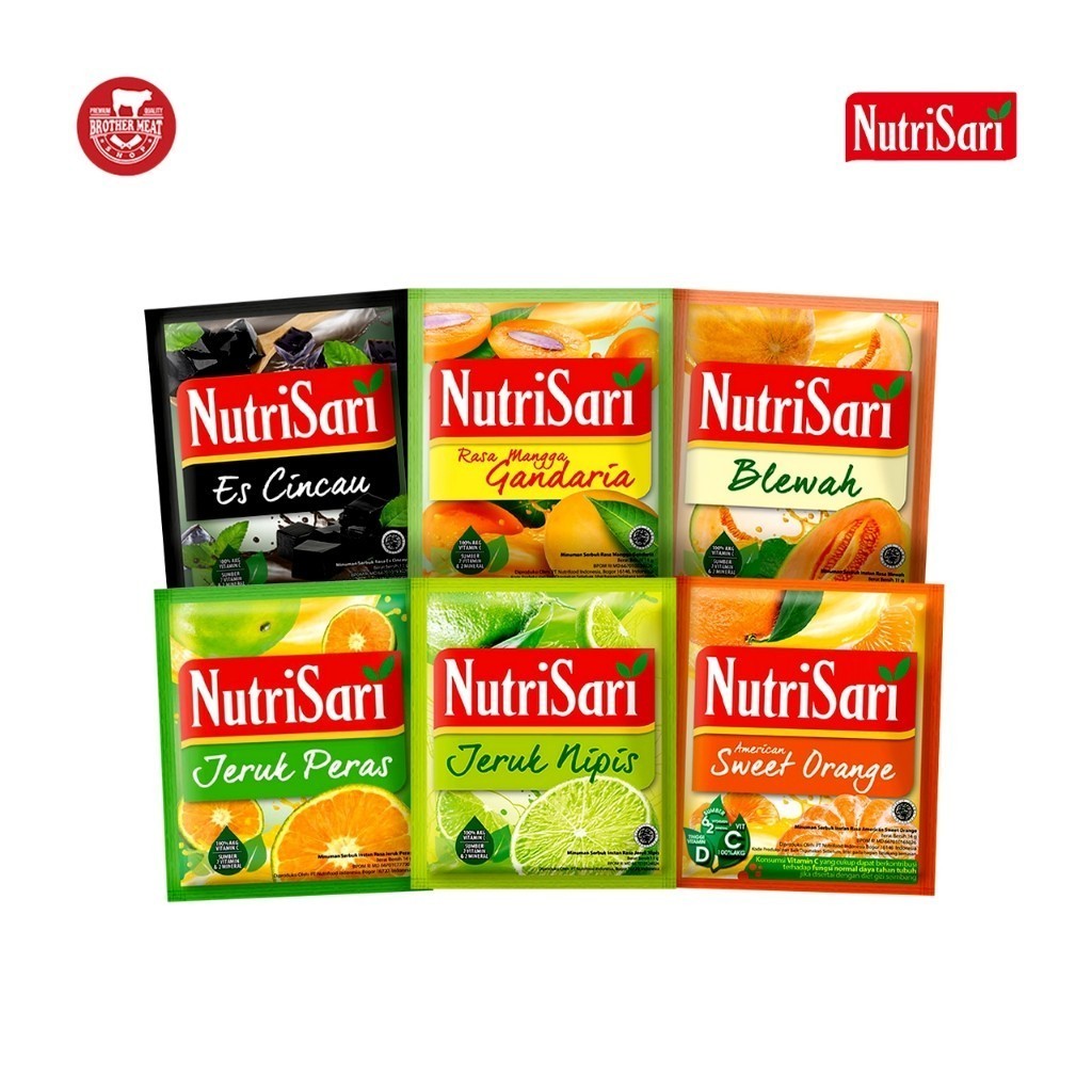 

Nutrisari Serbuk Sari Buah isi 40 Sachet - Brothermeatshop