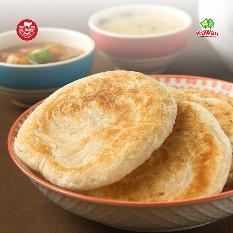 

RB KAWAN FOOD Malaysian Roti Chanai isi 8pcs 480gr / Roti Canai / Cane - Brothermeatshop