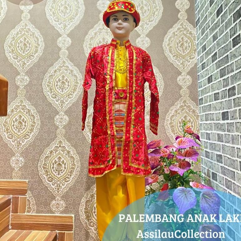 Promo Baju Adat Nusantara Palembang Anak-Anak//Perempuan Laki-Laki